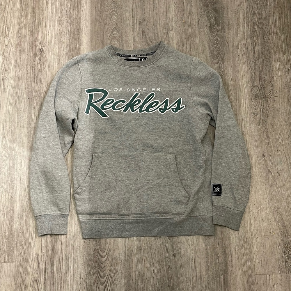 Young & Reckless Grey Crewneck